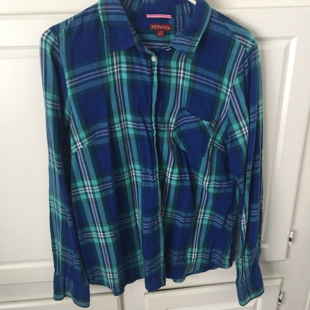 Long Sleeve Plaid Shirt